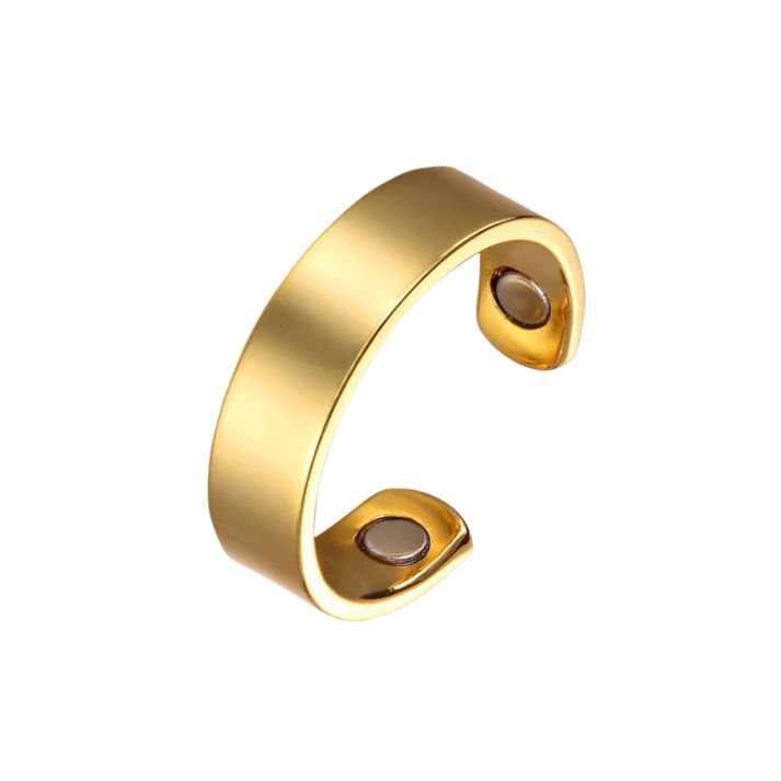 Pierścionek Miedziany "Golden Loop"